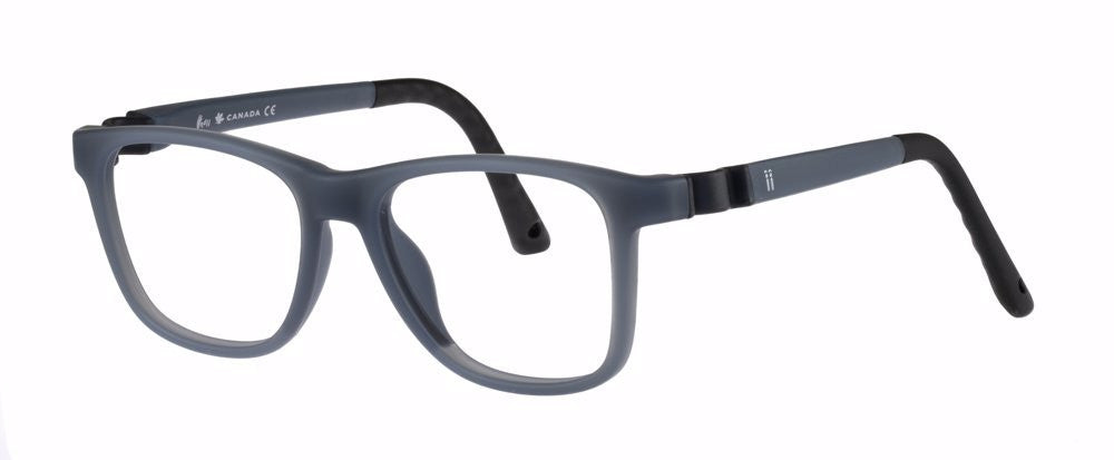 Indii Kids IN31-PUZZLE Kids Eyeglasses, C1 GREY IN31-C1 PUZZLE MATTE GREY 47-15-140