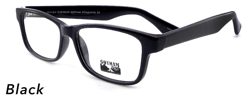Smilen Eyewear Gotham Premium GothamStyle 196* Eyeglasses, Black