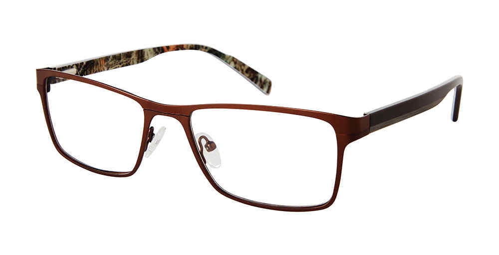 Realtree Eyewear R745 Full Frame Mens Eyeglasses, BRN