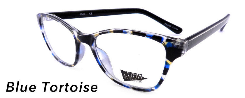 Smilen Eyewear 2000 & Beyond 2000 &amp; Beyond 3040* Eyeglasses, Blue Tortoise