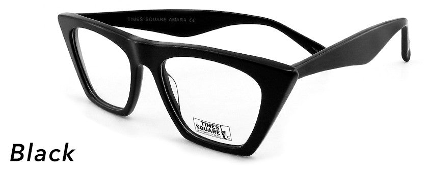 Smilen Eyewear Times Square Times Square Amara Eyeglasses, Black