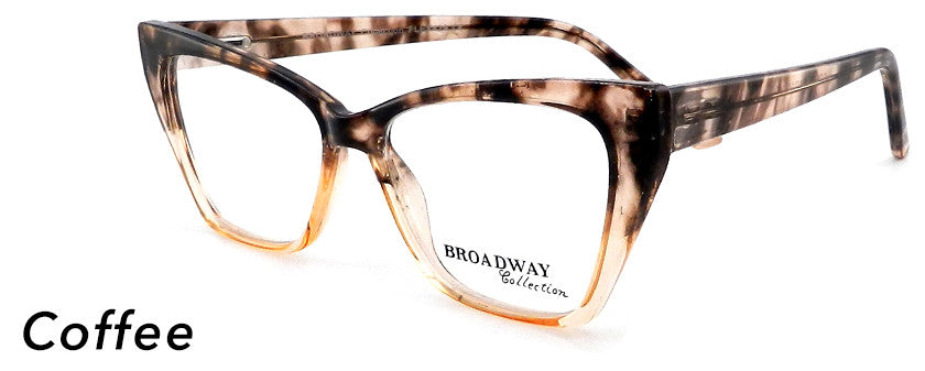 Smilen Eyewear Broadway Broadway Flex 29 Eyeglasses, Coffee