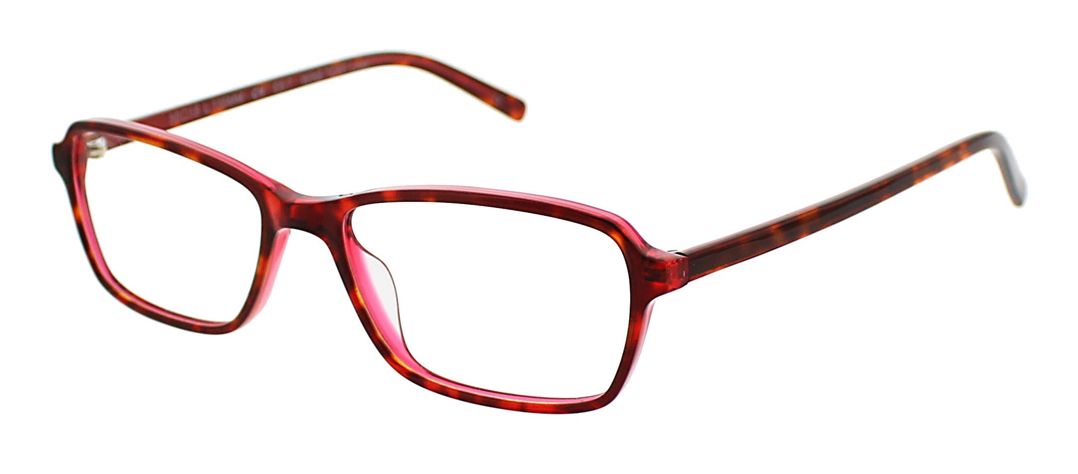 ClearVision WILDCAT PEAK Ladies Eyeglasses, Wine Tortoise Laminate