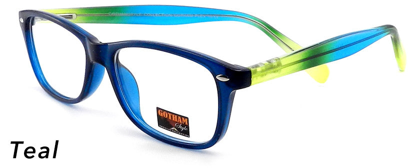 Smilen Eyewear Gotham Flex GothamStyle Flex 56 Eyeglasses, Teal