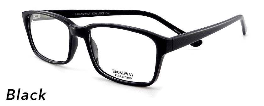 Smilen Eyewear Broadway Broadway Rocky Eyeglasses, Black Fade