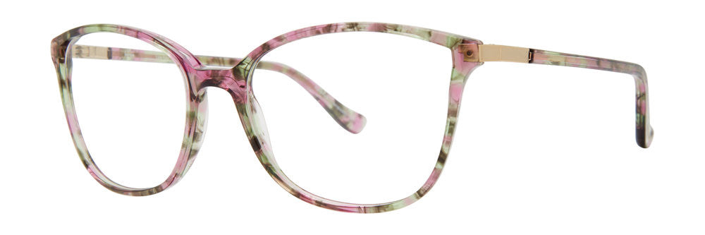Kensie Eyewear Low Key Full Frame Ladies Eyeglasses, Rose Tortoise