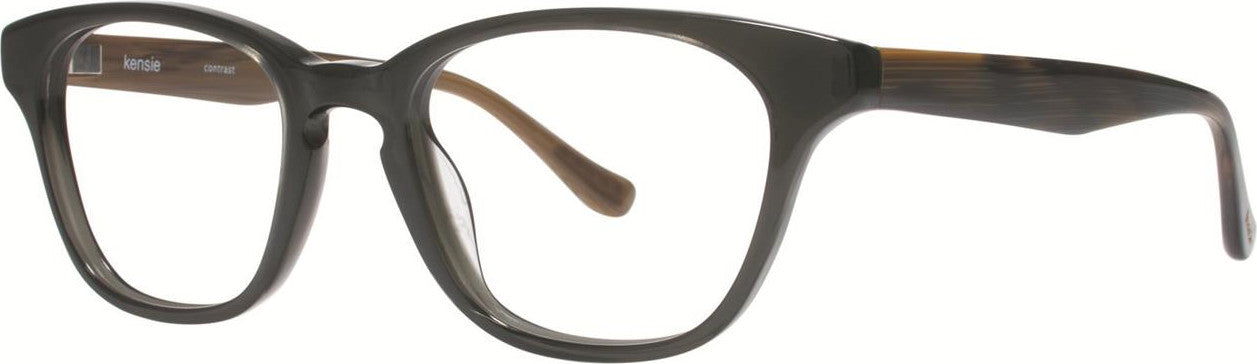 Kensie Eyewear Contrast Ladies Eyeglasses, Smoke