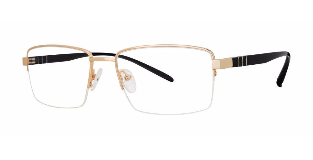 Big Mens Eyewear Club BIG REWARD Mens Eyeglasses, Gold-Black