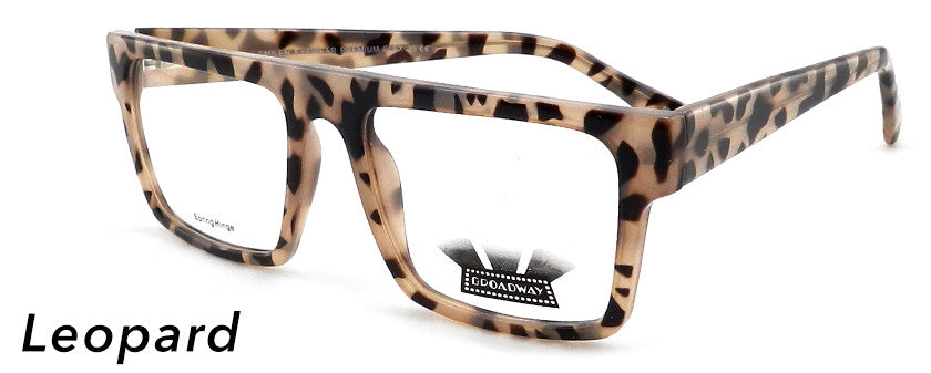 Smilen Eyewear Broadway Broadway Flex+ 25 Eyeglasses, Leopard