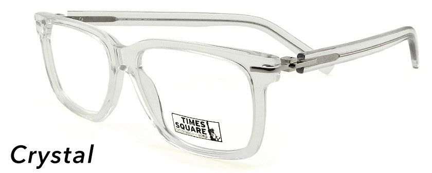 Smilen Eyewear Times Square Times Square Rocco Eyeglasses, Crystal