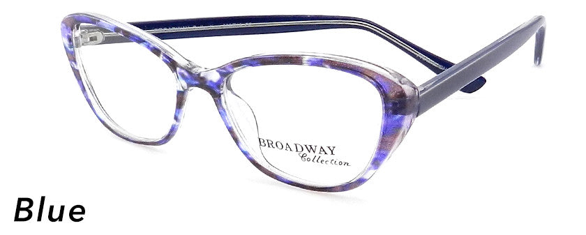 Smilen Eyewear Broadway Broadway Maria Eyeglasses, Blue