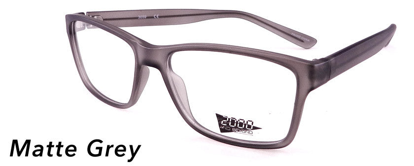 Smilen Eyewear 2000 & Beyond 2000 &amp; Beyond Matte 3059* Eyeglasses, Matte Grey