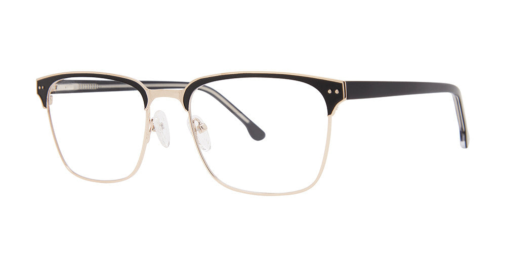 Big Mens Eyewear Club BIG LINE Mens Eyeglasses, Matte Black-Gold