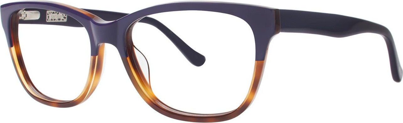 Kensie Eyewear Statement Ladies Eyeglasses, Navy Tortoise