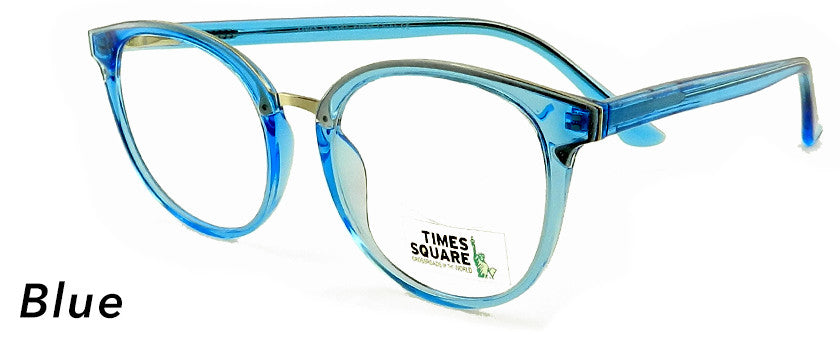 Smilen Eyewear Times Square Times Square Emma Eyeglasses, Blue