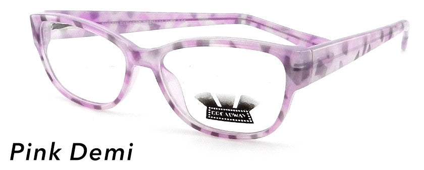 Smilen Eyewear Broadway Broadway Flex 6 Eyeglasses, Pink Demi