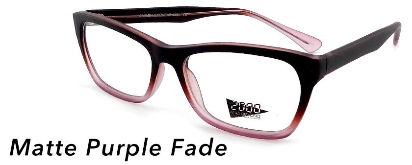 Smilen Eyewear 2000 & Beyond 2000 &amp; Beyond Matte 3081* Eyeglasses, Matte Purple Fade