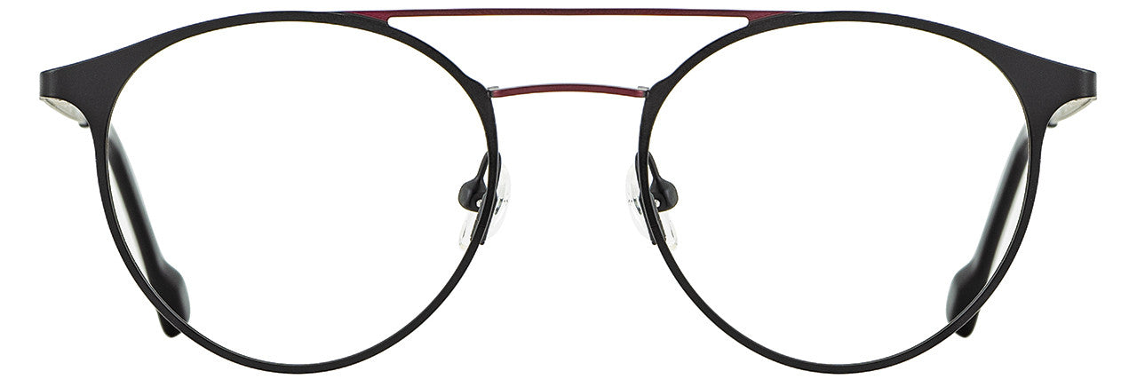 Scott Harris 712 Ladies Eyeglasses, 3 - Black - Wine