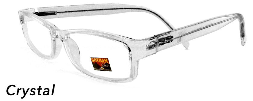 Smilen Eyewear Gotham Flex GothamStyle Flex 81 Eyeglasses, Crystal