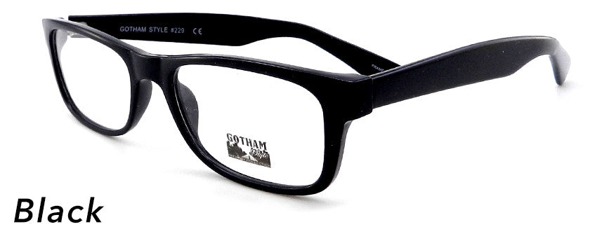 Smilen Eyewear Gotham Premium GothamStyle 229 Eyeglasses, Black