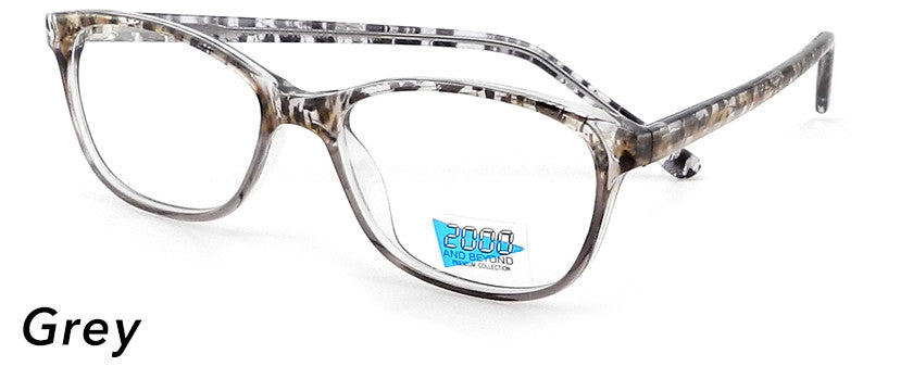 Smilen Eyewear 2000 & Beyond 2000 &amp; Beyond 3089 Eyeglasses, Grey