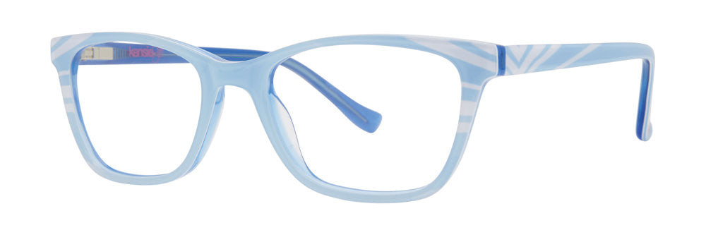 Kensie Eyewear Waves Full Frame Ladies Eyeglasses, Blue