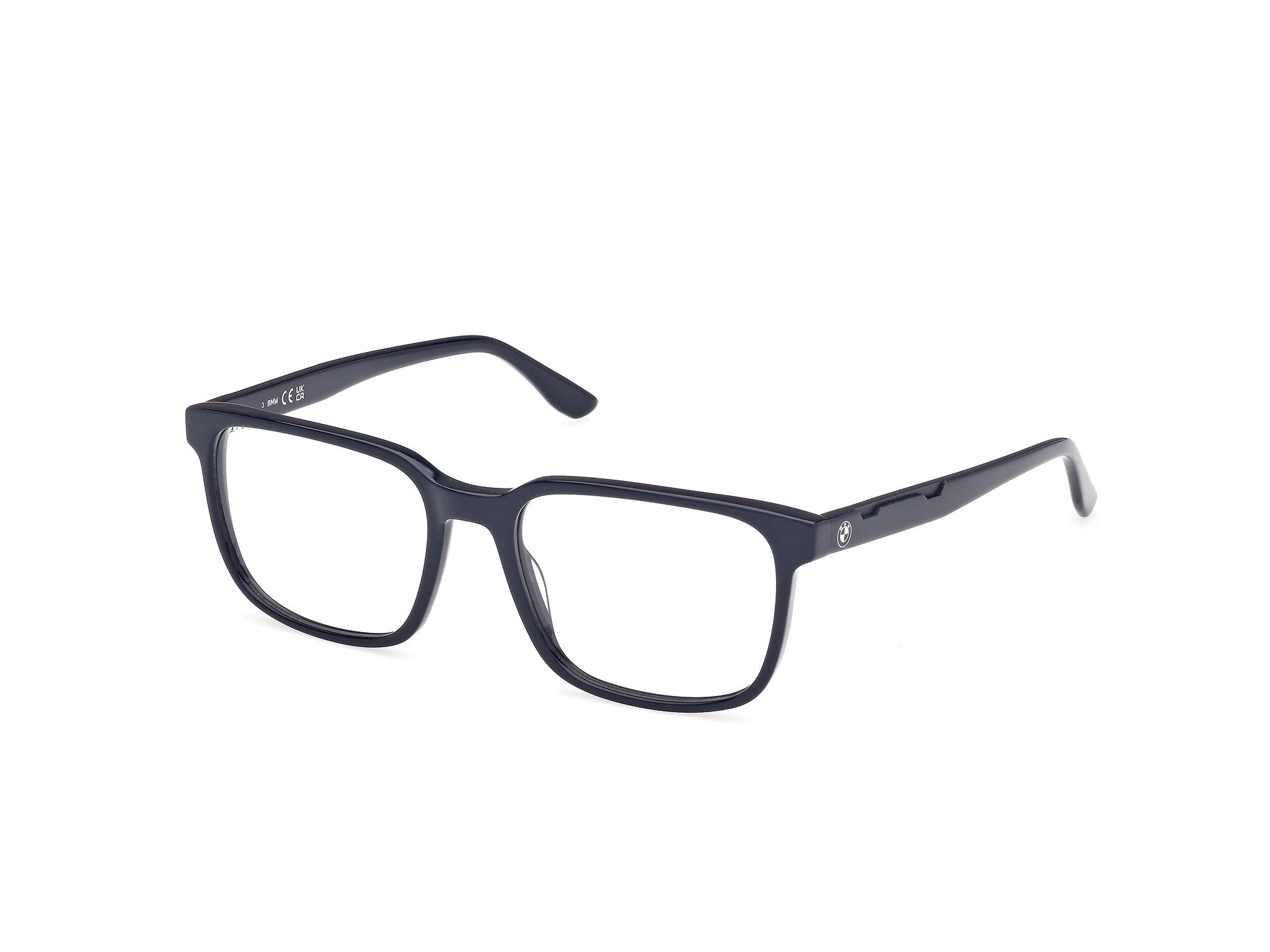BMW Eyewear BW5084-H Mens Eyeglasses, 091 - Shiny Blue - Shiny Blue