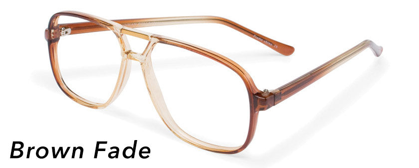 Smilen Eyewear Broadway Broadway Ben Eyeglasses, Brown Fade