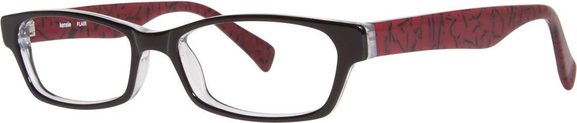 Kensie Eyewear Flair Ladies Eyeglasses, Black