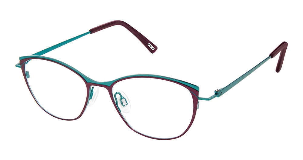 KLiiK Denmark K-726 Full Frame Ladies Eyeglasses, S207-K-726 EGGPLANT JADE