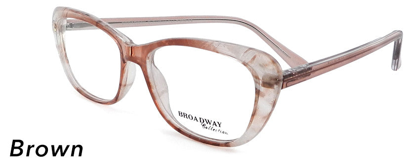 Smilen Eyewear Broadway Broadway Flex 10 Eyeglasses, Brown
