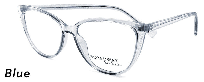 Smilen Eyewear Broadway Broadway Carmen Eyeglasses, Blue