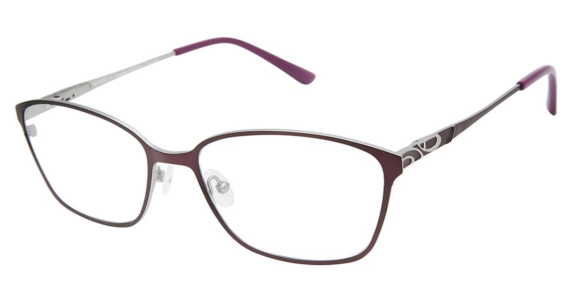 Alexander Collection SAWYER Ladies Eyeglasses, EGGPLANT
