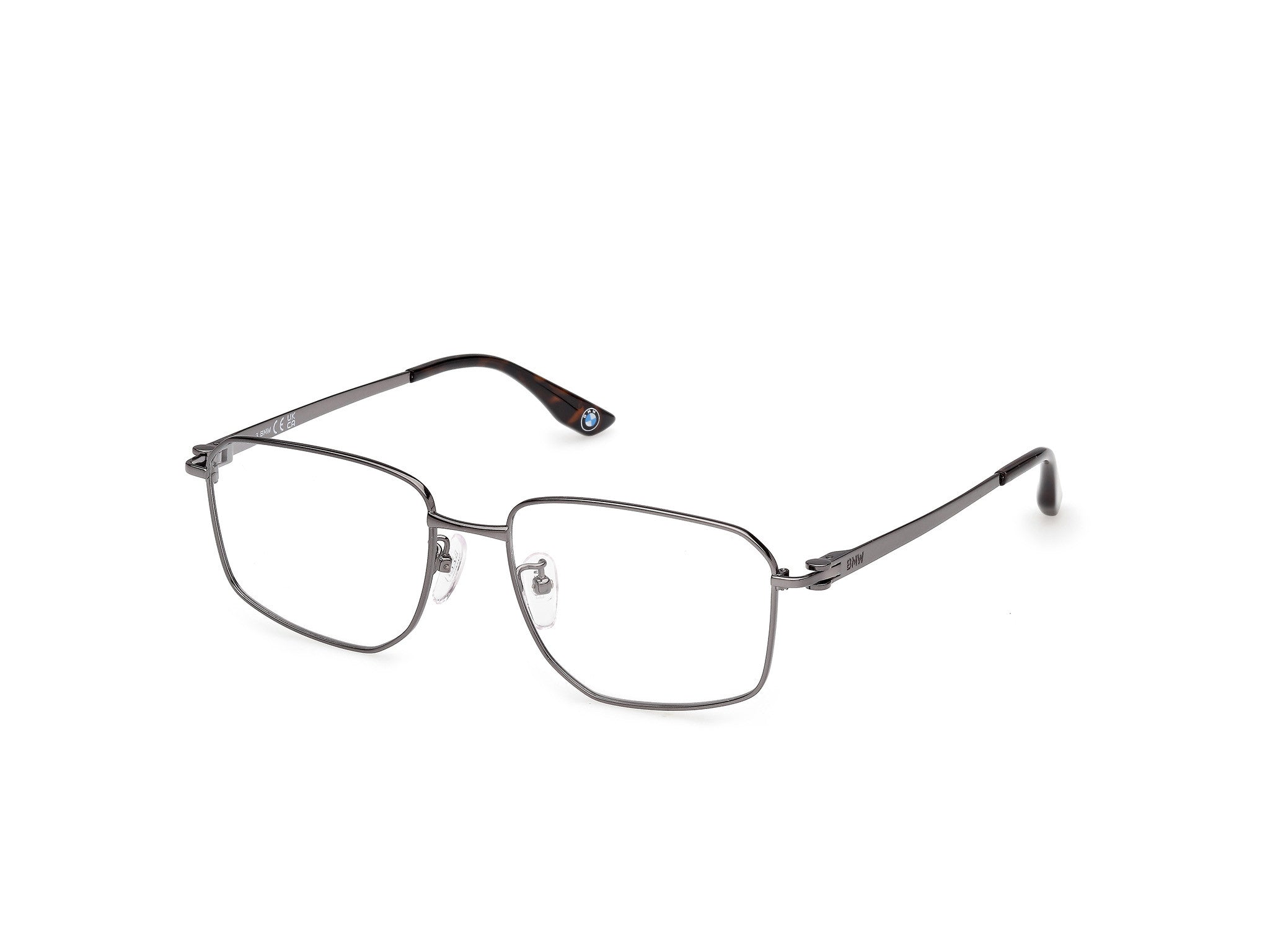 BMW Eyewear BW5101-H Mens Eyeglasses, 008 - Shiny Gunmetal - Shiny Gunmetal