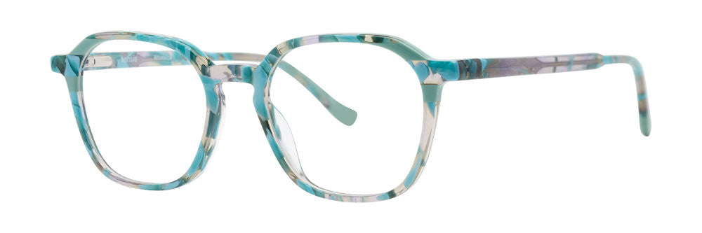 Kensie Eyewear Whimsical Full Frame Ladies Eyeglasses, Matcha Marble