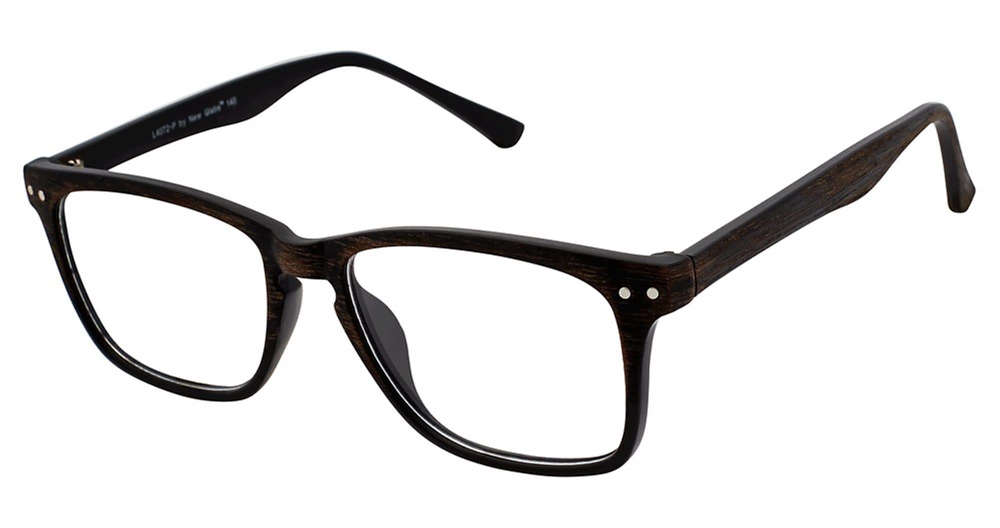 New Globe L4072-P Ladies Eyeglasses, BROWN GRAIN