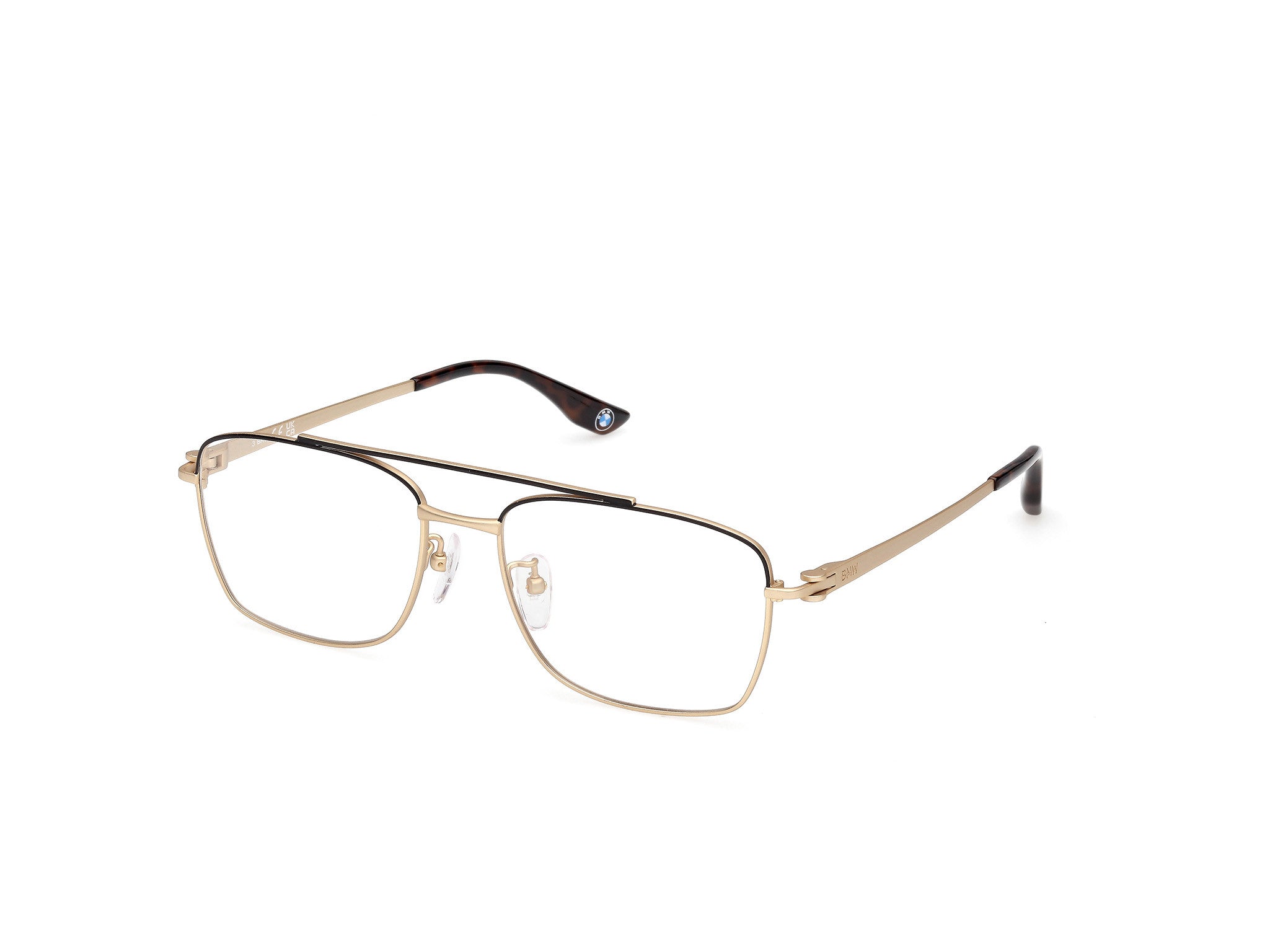 BMW Eyewear BW5102-H Mens Eyeglasses, 032 - Matte Pale Gold - Matte Pale Gold