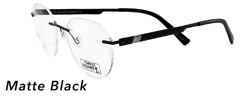 Smilen Eyewear Times Square Times Square Elegant 3** Eyeglasses, Matte Black