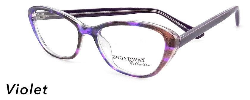 Smilen Eyewear Broadway Broadway Maria Eyeglasses, Violet