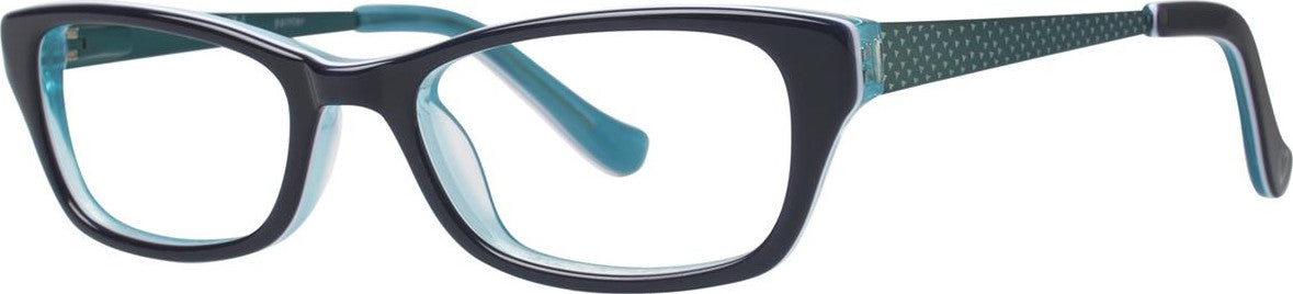 Kensie Eyewear Painter Kids Eyeglasses, Teal