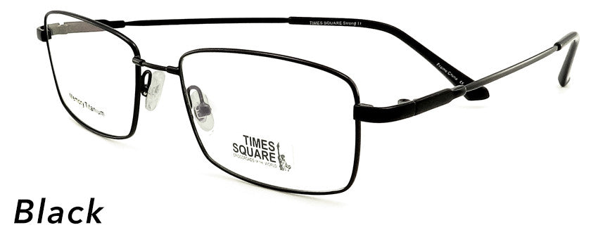 Smilen Eyewear Times Square Times Square Strong 11 Eyeglasses, Black