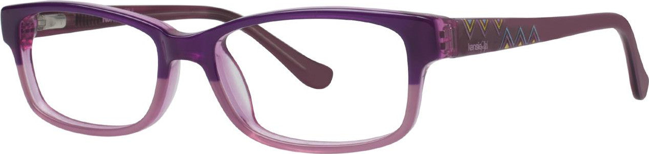 Kensie Eyewear Brave Kids Eyeglasses, Purple