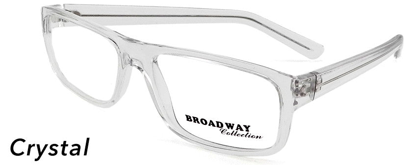 Smilen Eyewear Broadway Broadway Luke Eyeglasses, Crystal