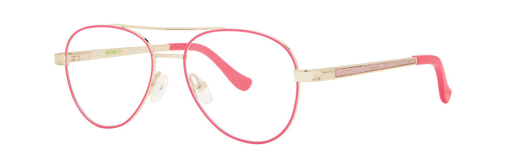 Kensie Eyewear Grow Full Frame Ladies Eyeglasses, Pink