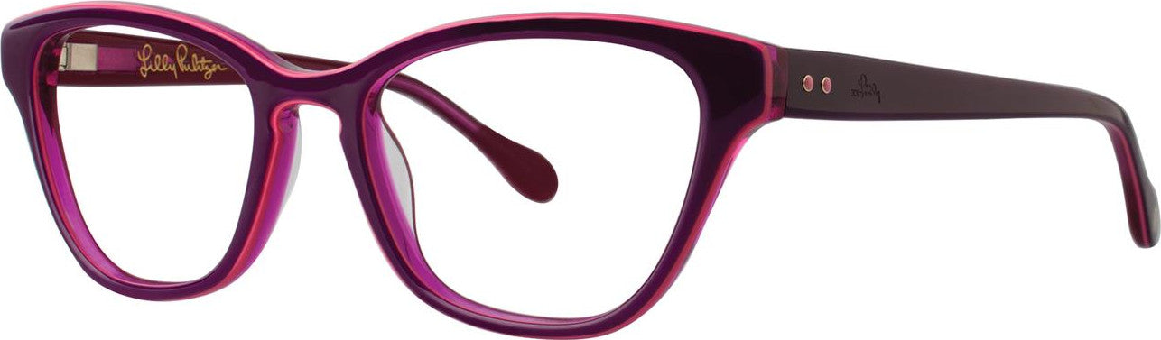 Lilly Pulitzer Copeland Ladies Eyeglasses, Eggplant