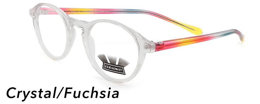 Smilen Eyewear Broadway Broadway Future* Eyeglasses, Crystal-Fuchsia