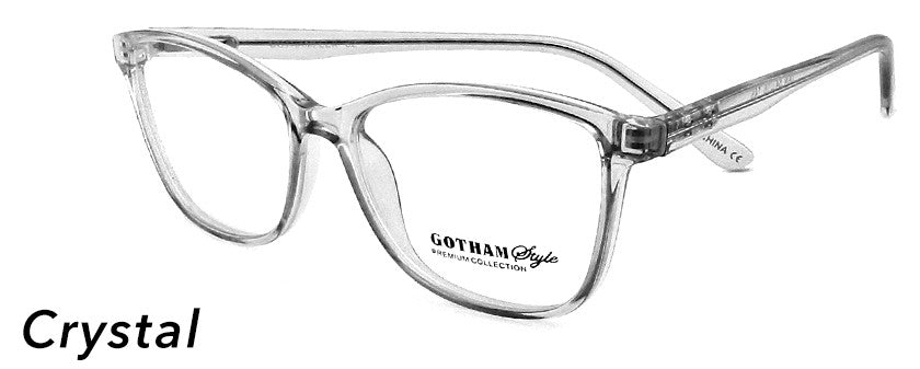Smilen Eyewear Gotham Flex GothamStyle Flex 82 Eyeglasses, Crystal
