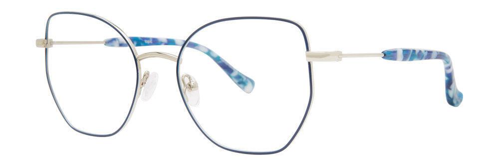 Kensie Eyewear Topic Full Frame Ladies Eyeglasses, Navy