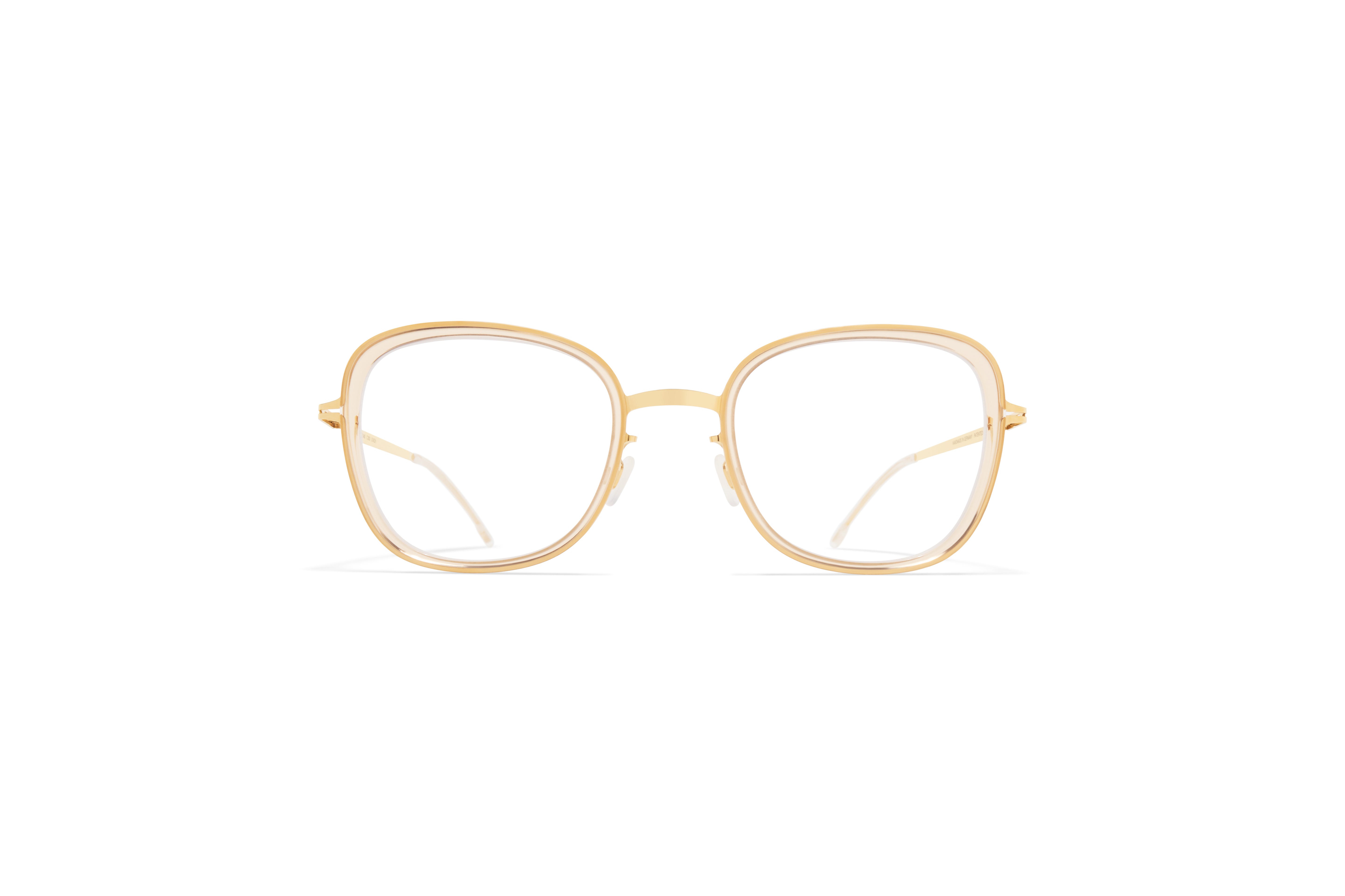 Mykita ALIN Ladies Eyeglasses, A98-Glossygold-Desert Haze