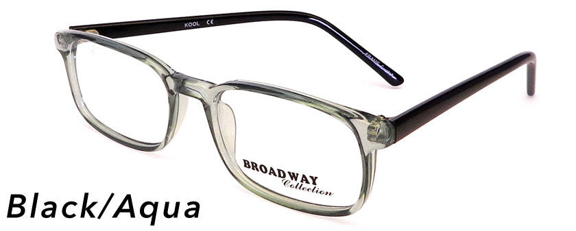 Smilen Eyewear Broadway Broadway Kool Eyeglasses, Aqua